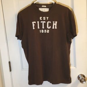 Brown Abercrombie & Fitch Tee